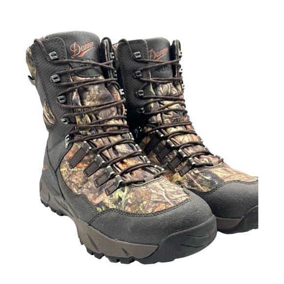 Danner Hunting Boots Mens 13 Vital 8" Mossy Oak Camouflage 400G Insulated 41552 - Picture 1 of 10